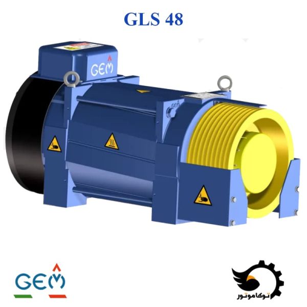 موتور آسانسور گیرلس مدل GLS48 | توکاموتور