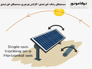 سیستم‌های ردیاب خورشیدی افزایش بهره‌وری سیستم‌های خورشیدی | توکاموتور